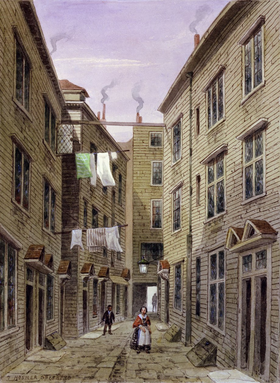 Boars Head Place, tidligere Boars Head Inn av Thomas Hosmer Shepherd