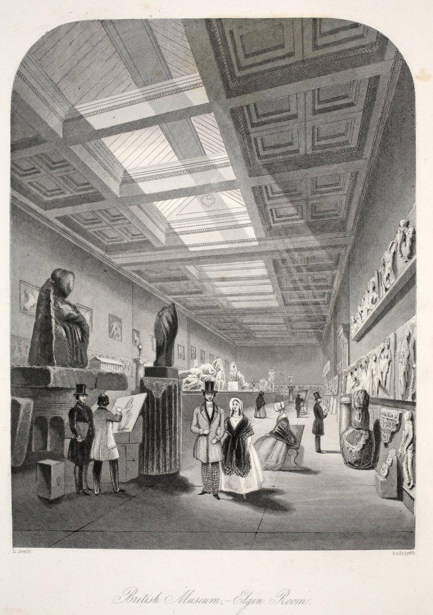 British Museum, Elgin Room, fra puben 