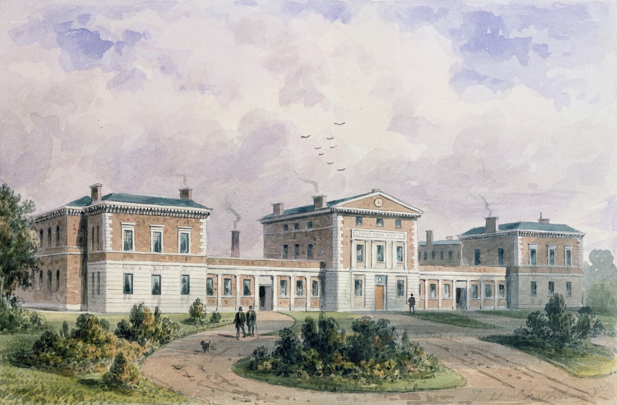 Fever Hospital, Liverpool Road, 1849 av Thomas Hosmer Shepherd