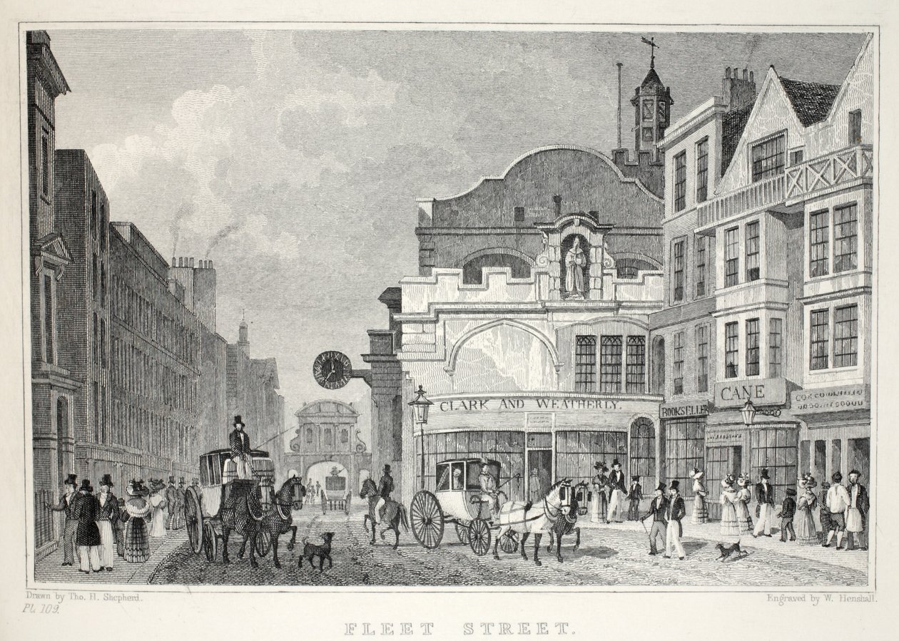 Fleet Street, fra puben 