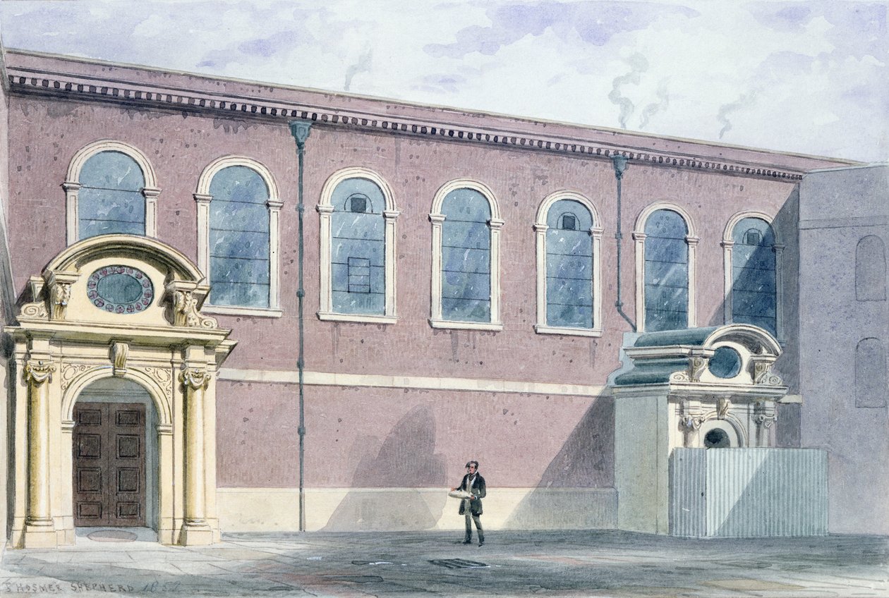 Haberdashers Hall, 1852 av Thomas Hosmer Shepherd