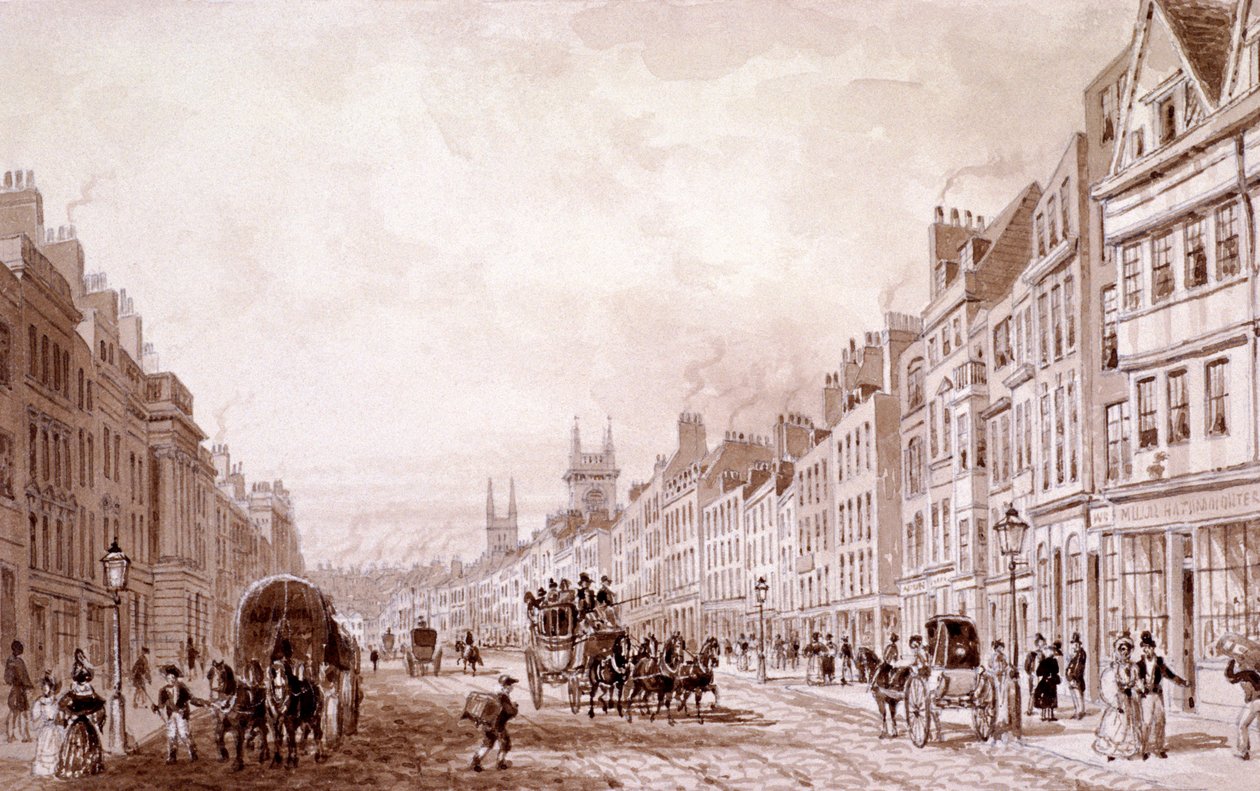 Holborn, London, c1830 av Thomas Hosmer Shepherd