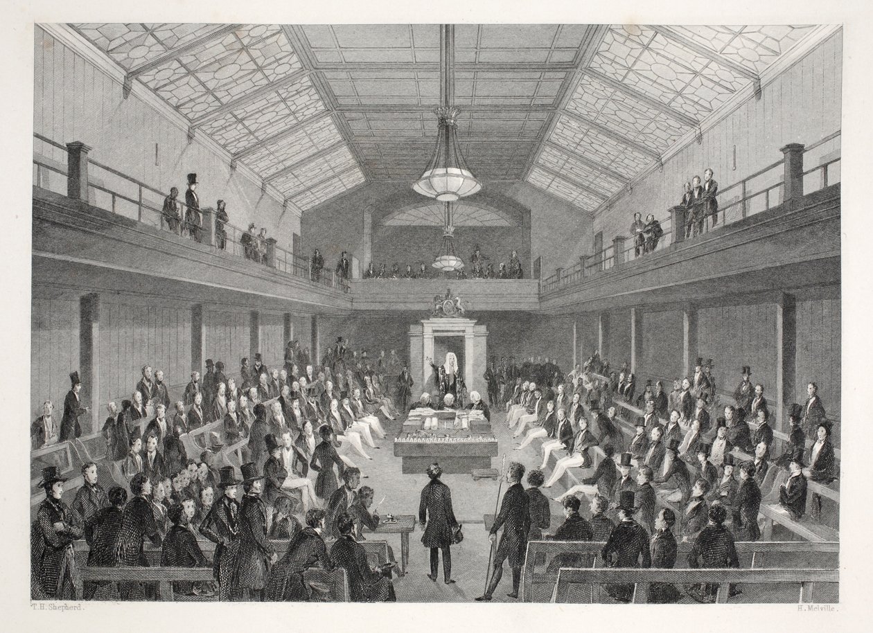 House of Commons, fra puben 