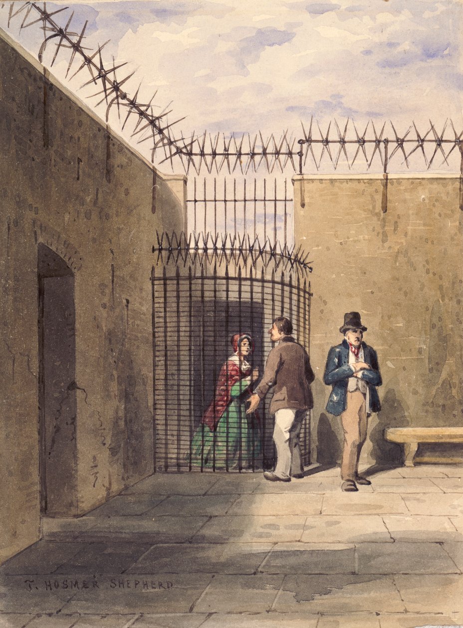 House of Correction, Clerkenwell, London, c1830 av Thomas Hosmer Shepherd