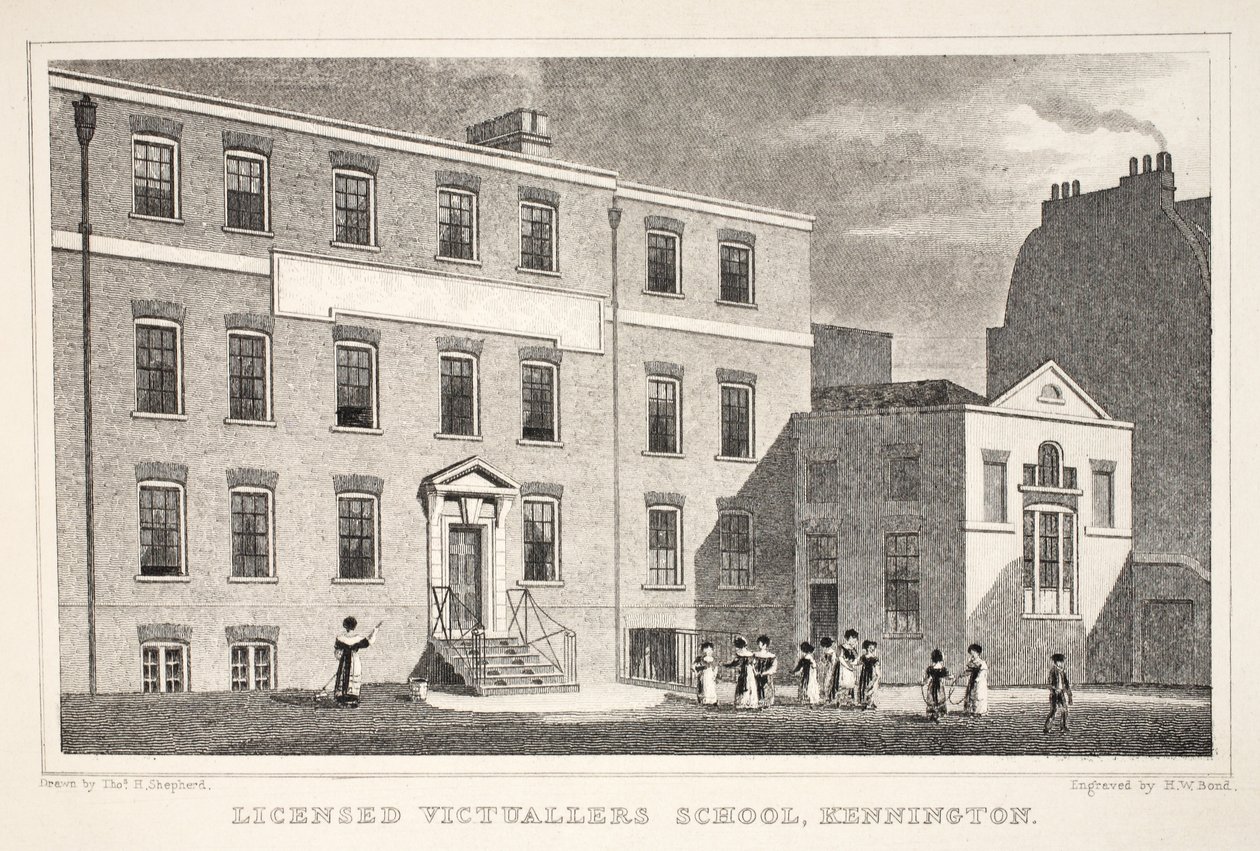 Licensed Victuallers School, Kennington, fra puben 