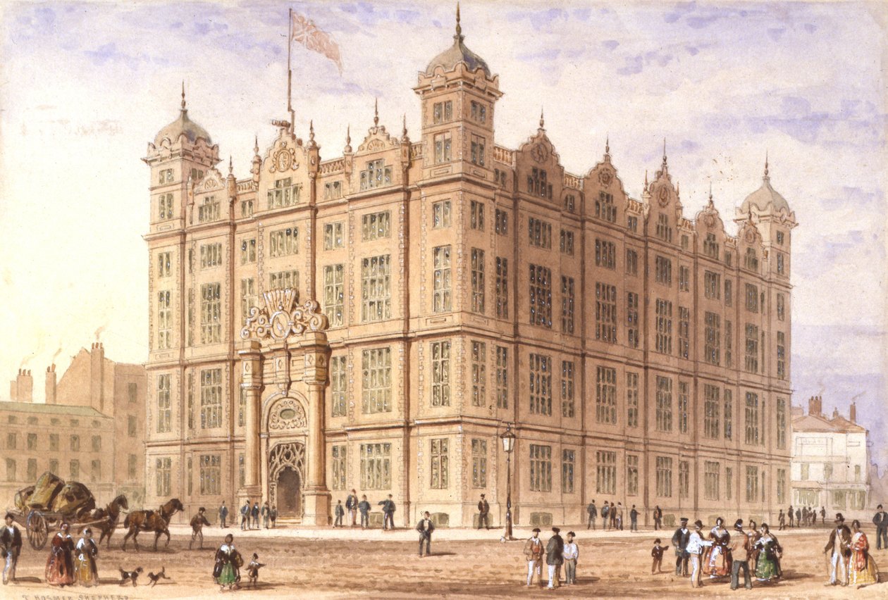 Liverpool Sailors" Home, 1850 av Thomas Hosmer Shepherd
