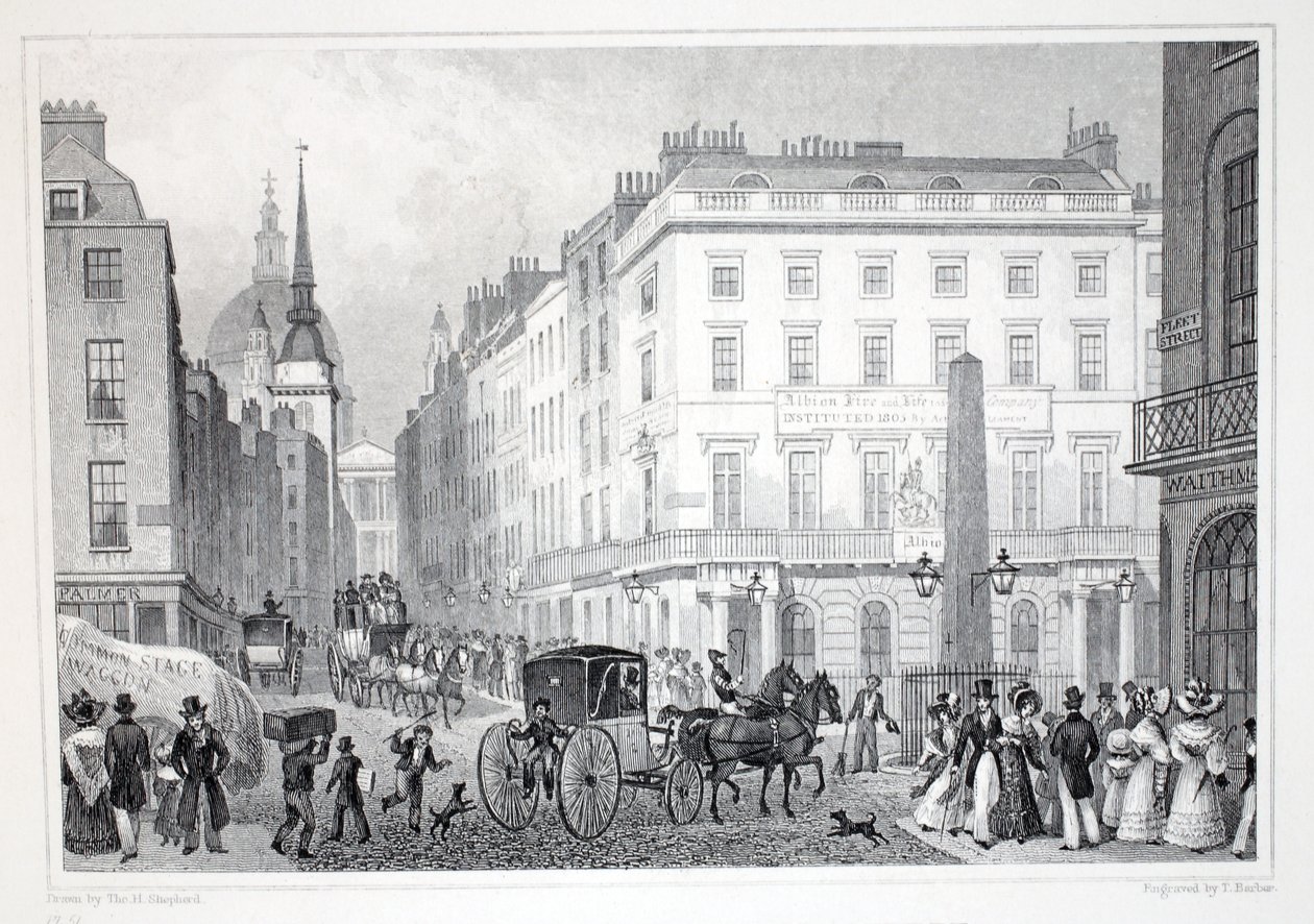 Ludgate Hill, fra Fleet Street, fra "London and it