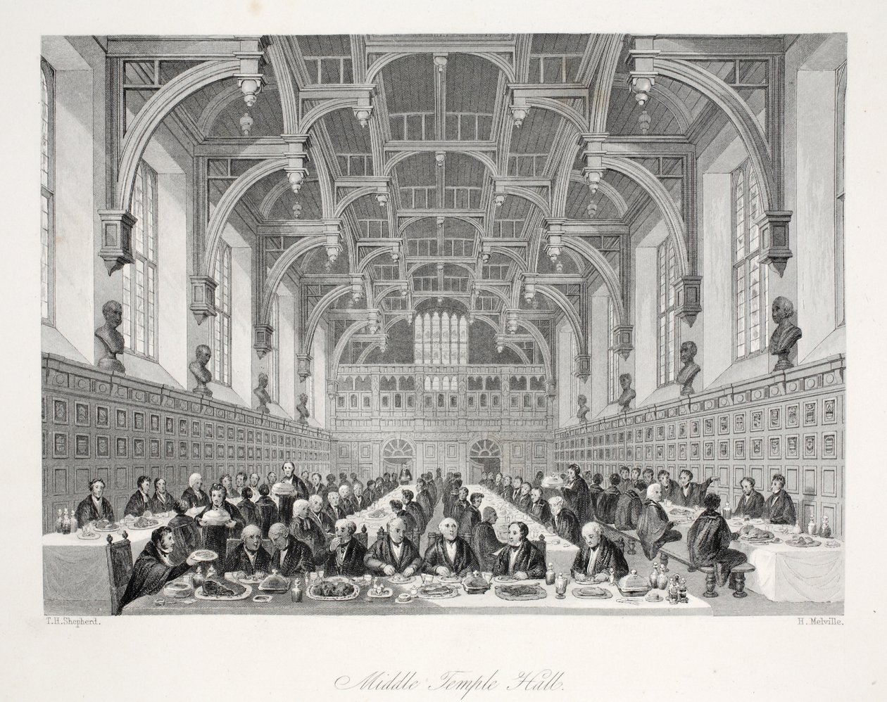 Middle Temple Hall, fra puben 