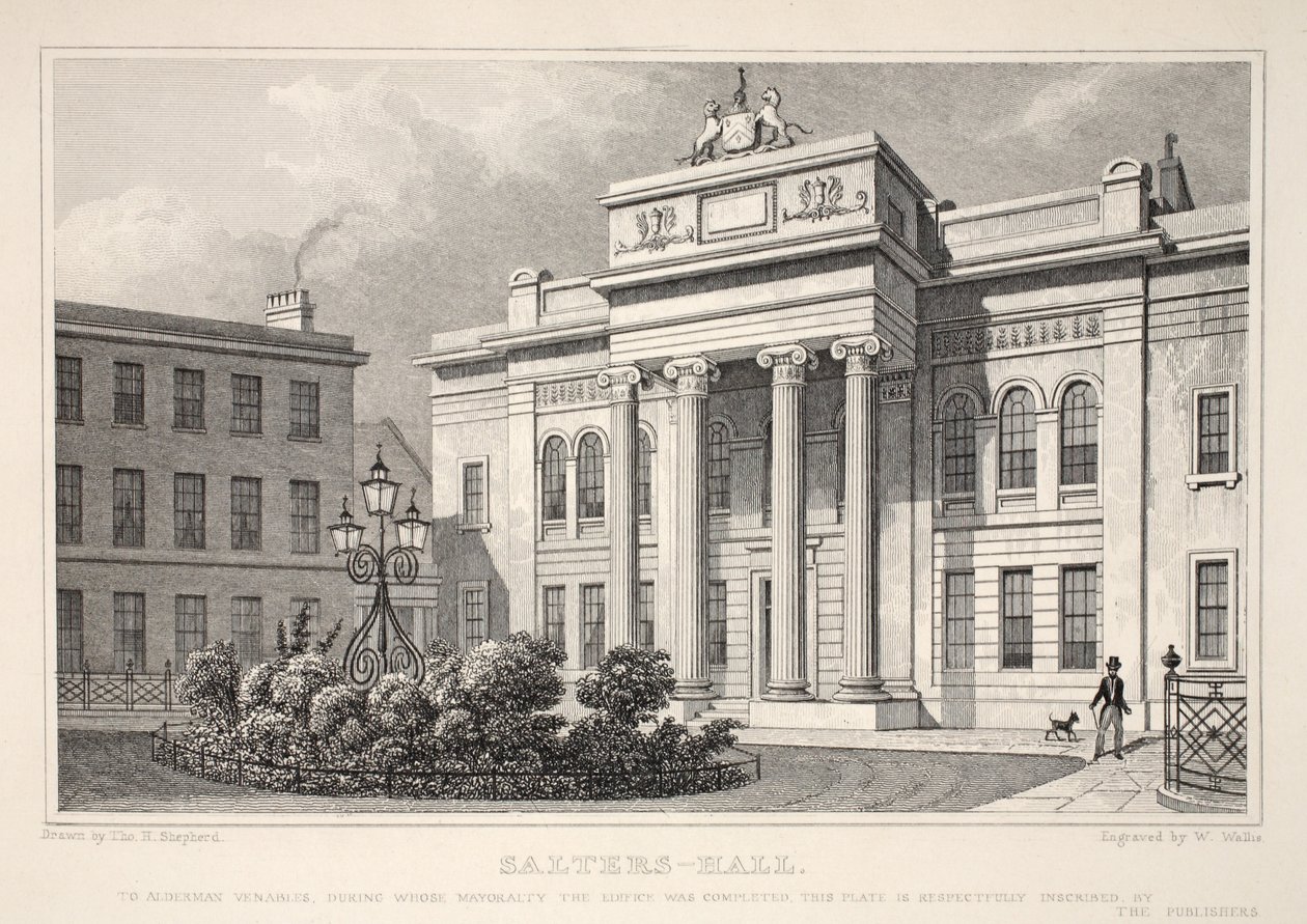 Salters Hall, fra puben 