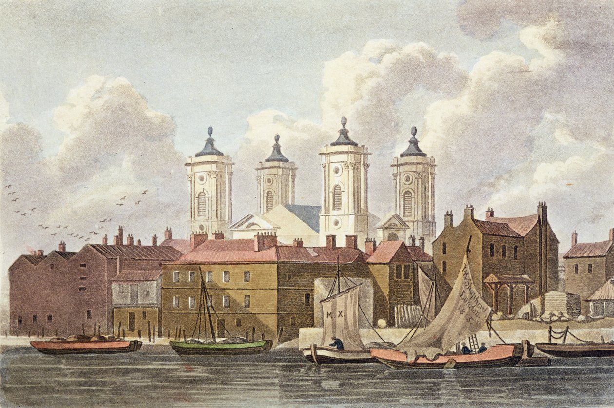 St. Johns Church Westminster, 1815 av Thomas Hosmer Shepherd
