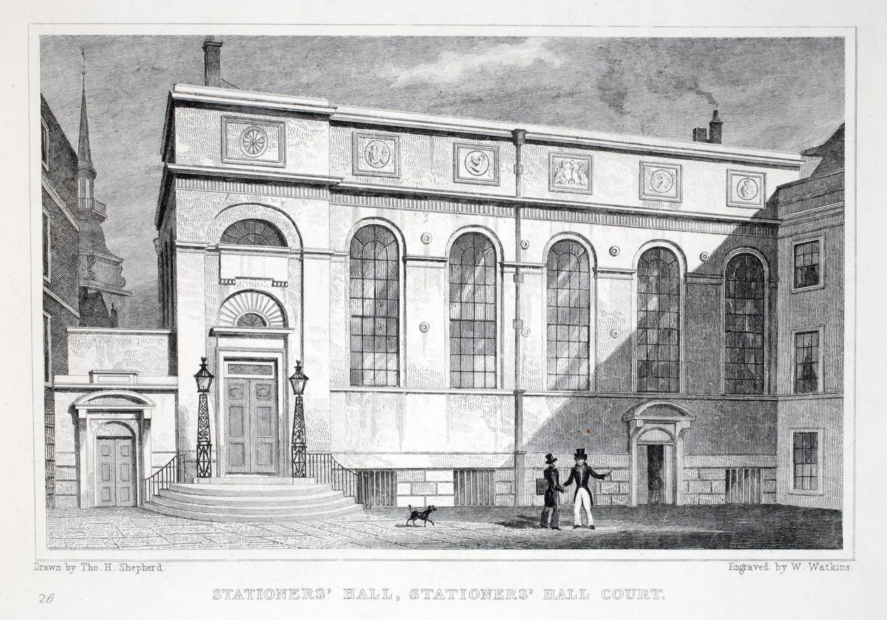 Stationers Hall, Stationers Hall Court, fra puben 