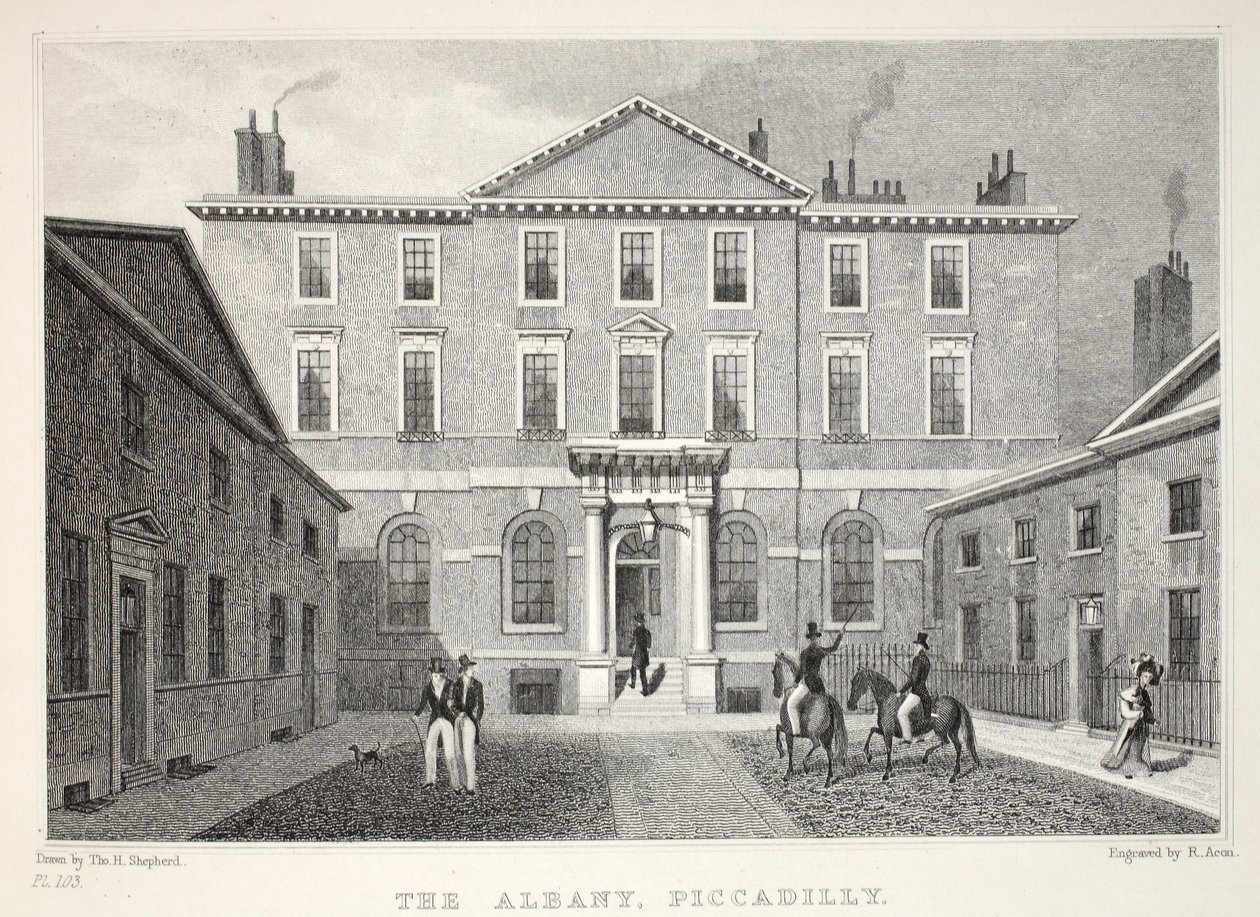 Albany, Piccadilly, fra puben 
