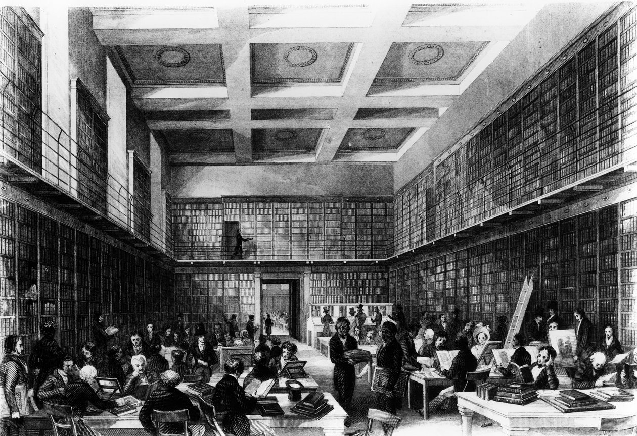 The Sixth Reading Room of The British Museum, publisert i 