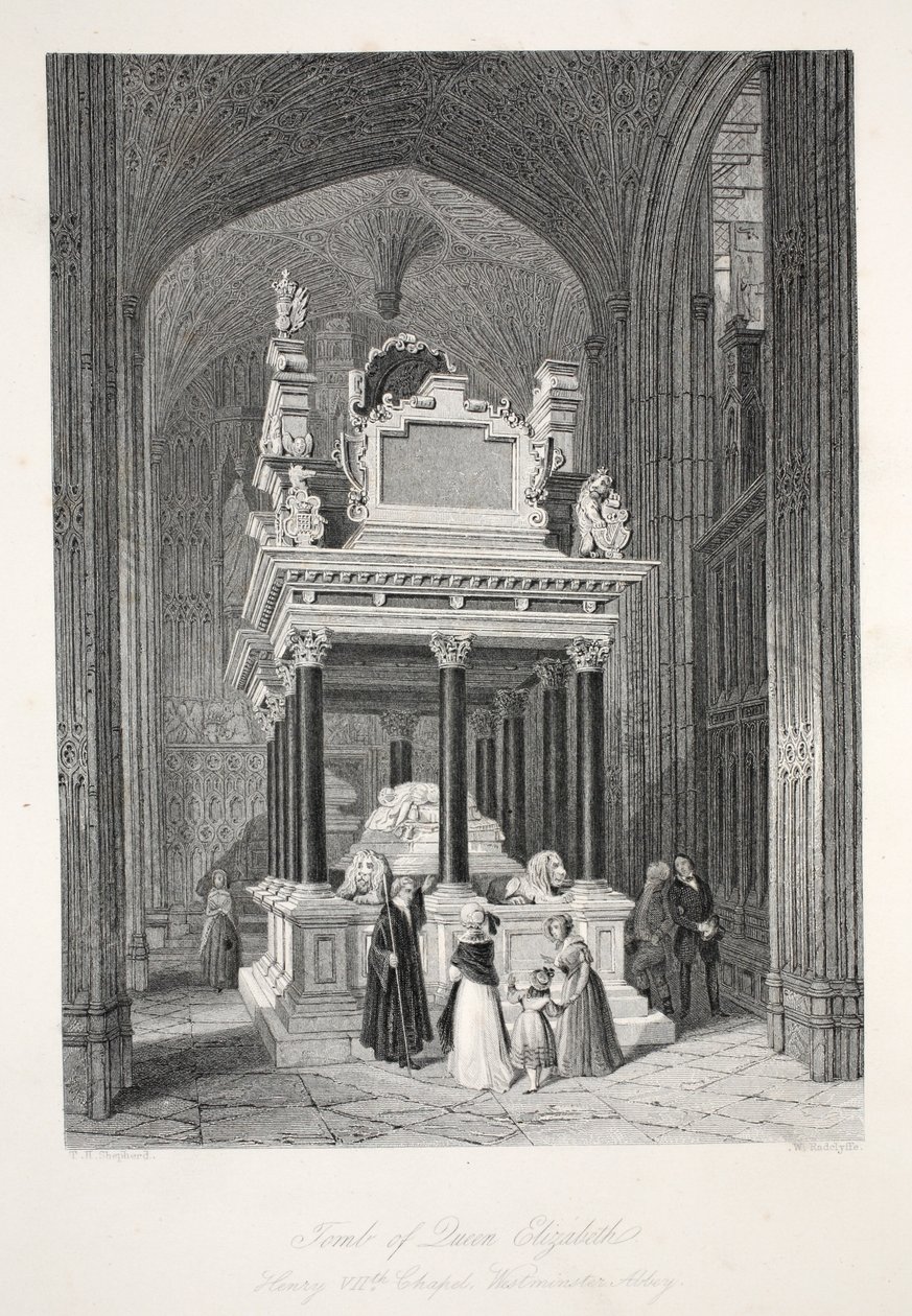 Tomb of Queen Elizabeth I, fra puben 