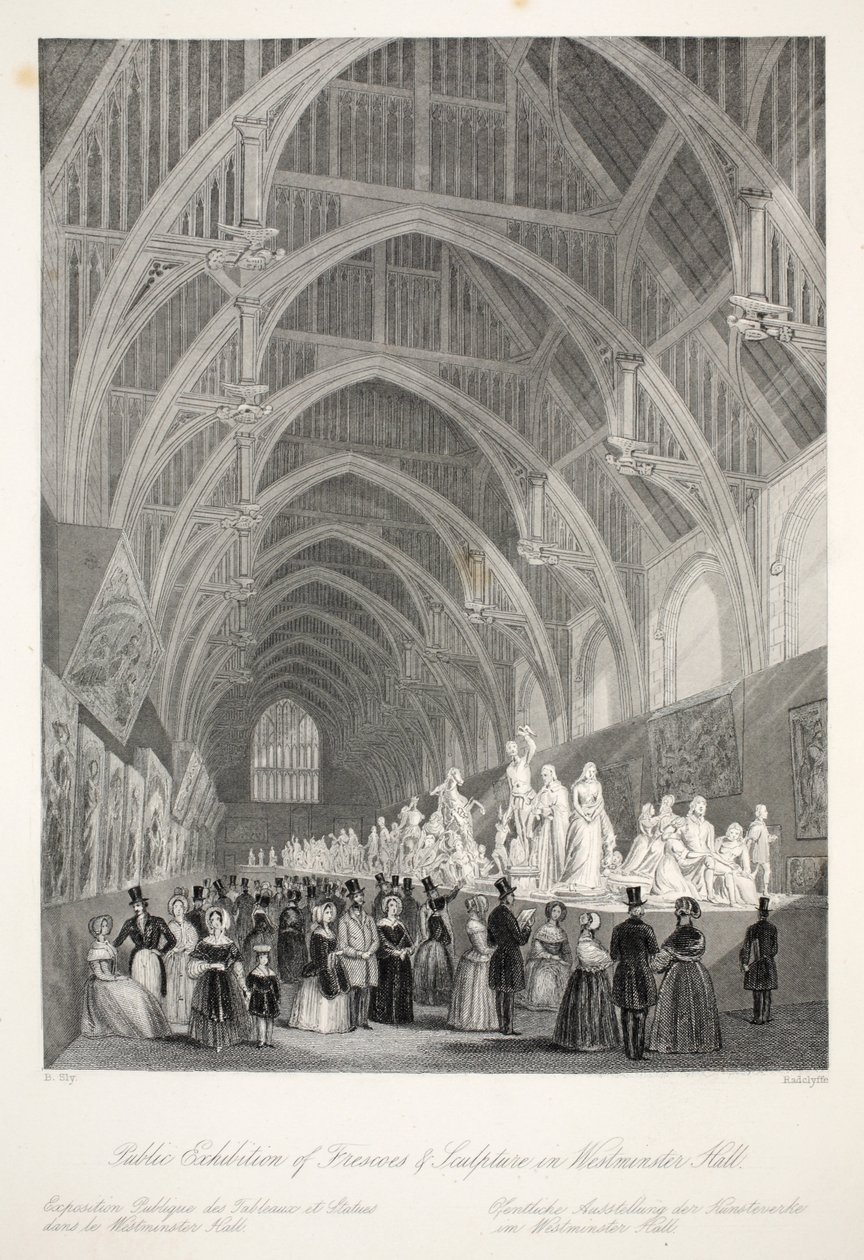 Westminster Hall, fra puben 