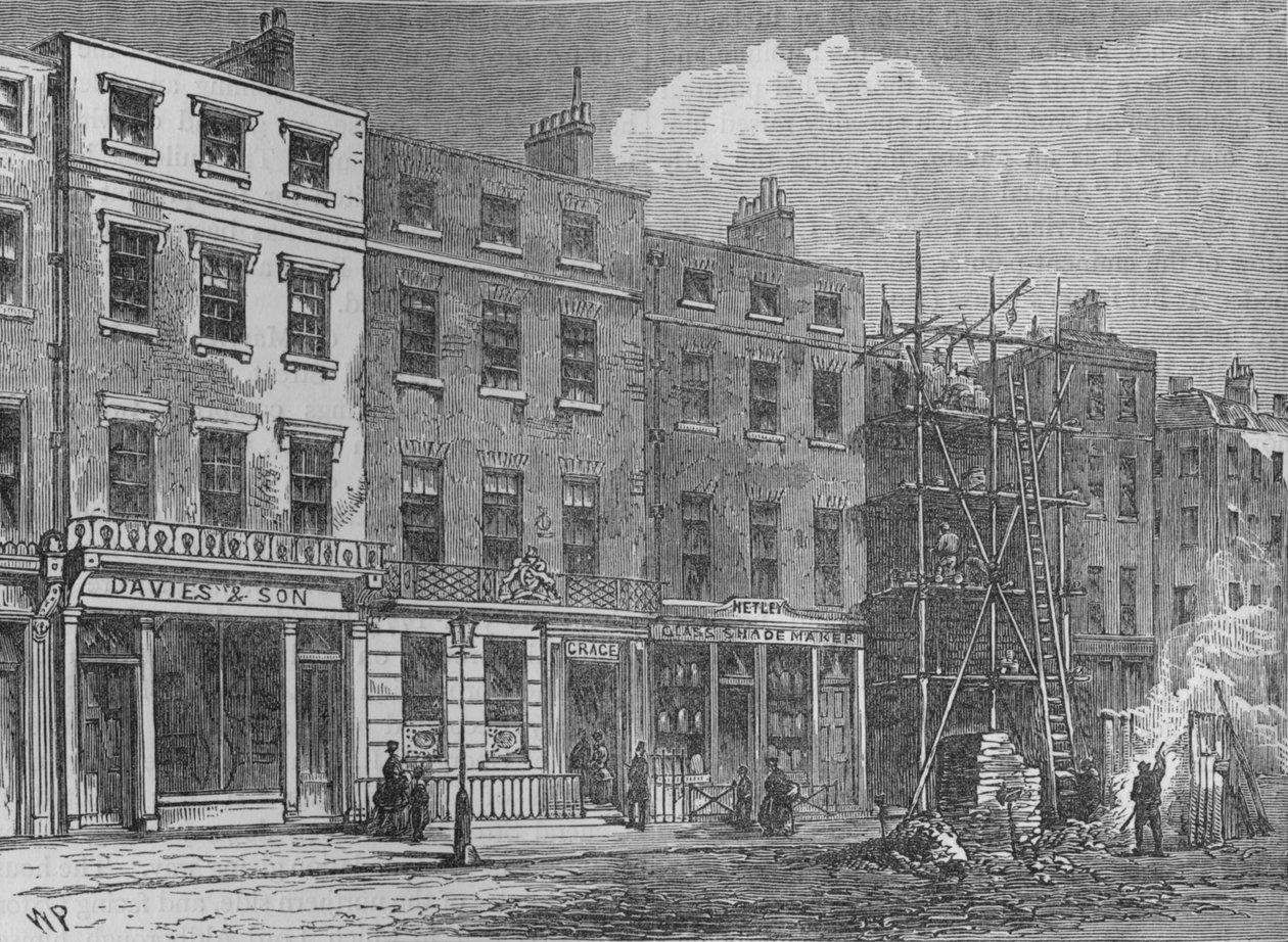 Wigmore Street, Westminster, London, 1820 1878 av Thomas Hosmer Shepherd
