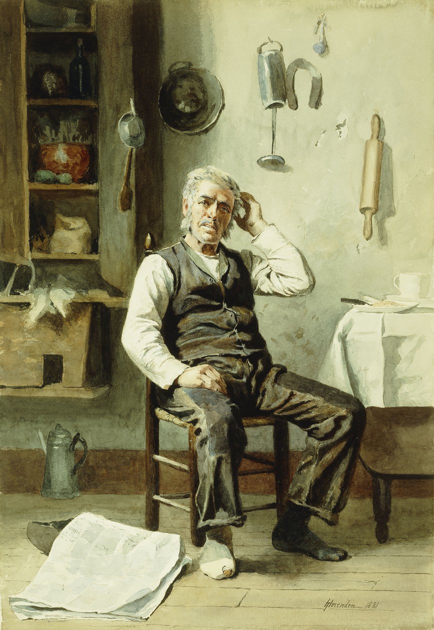Forvirret, 1881 av Thomas Hovenden