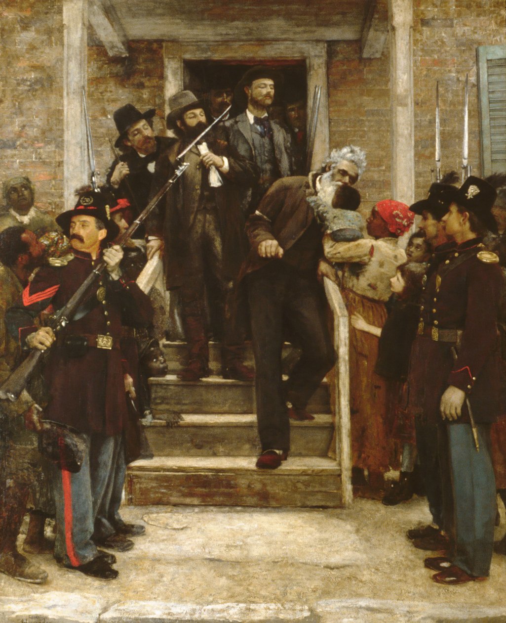 De siste øyeblikkene til John Brown, 1882-84. av Thomas Hovenden