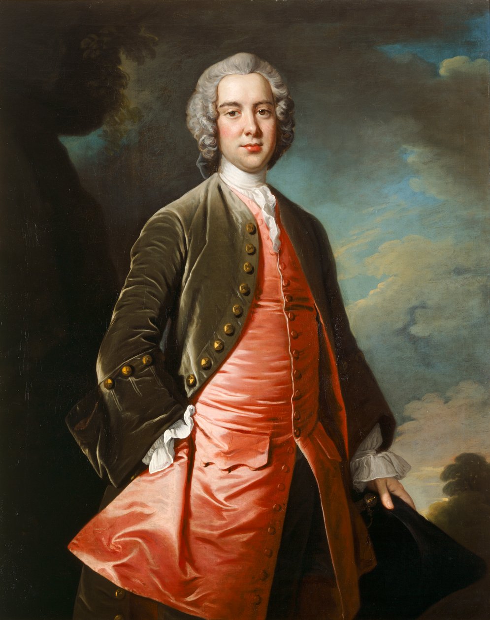 Abraham Acworth Esq. ca. 1745 (olje på lerret) av Thomas Hudson