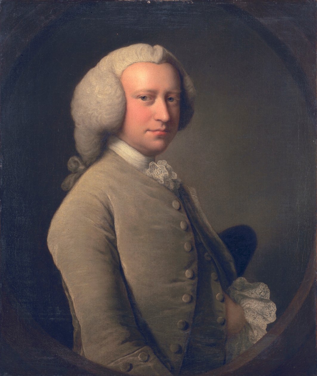 Dr. Isaac Schomberg, ca. 1750-60 av Thomas Hudson