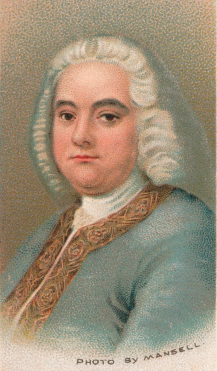 George Frideric Handel 1685-1759, tyskfødt britisk komponist, 1911 av Thomas Hudson