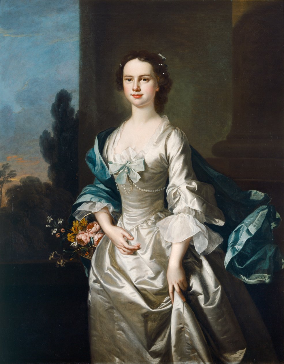 Margaretta Mabella (olje på lerret) av Thomas Hudson