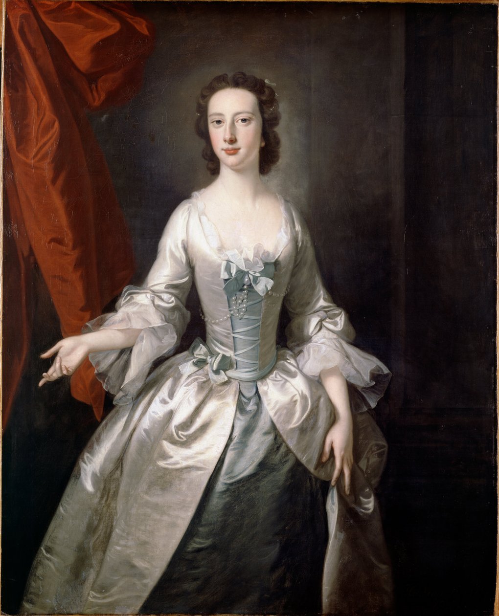 Portrett av en dame av Thomas Hudson