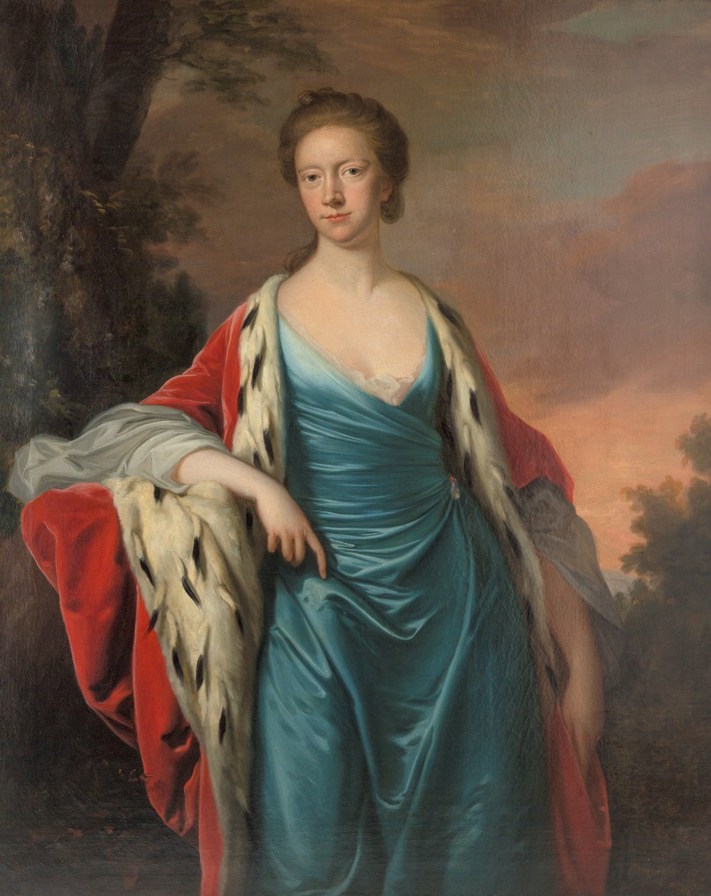 Prinsesse Mary av Storbritannia 1723-1772, Landgravine av Hessen-Kassel, 1750-tallet. av Thomas Hudson