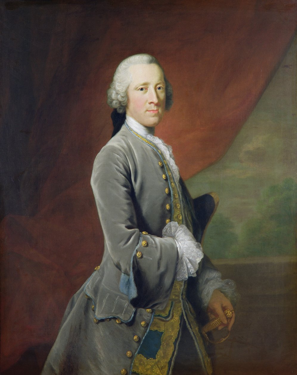 William Cavendish, 4. hertug av Devonshire (olje på lerret) av Thomas Hudson