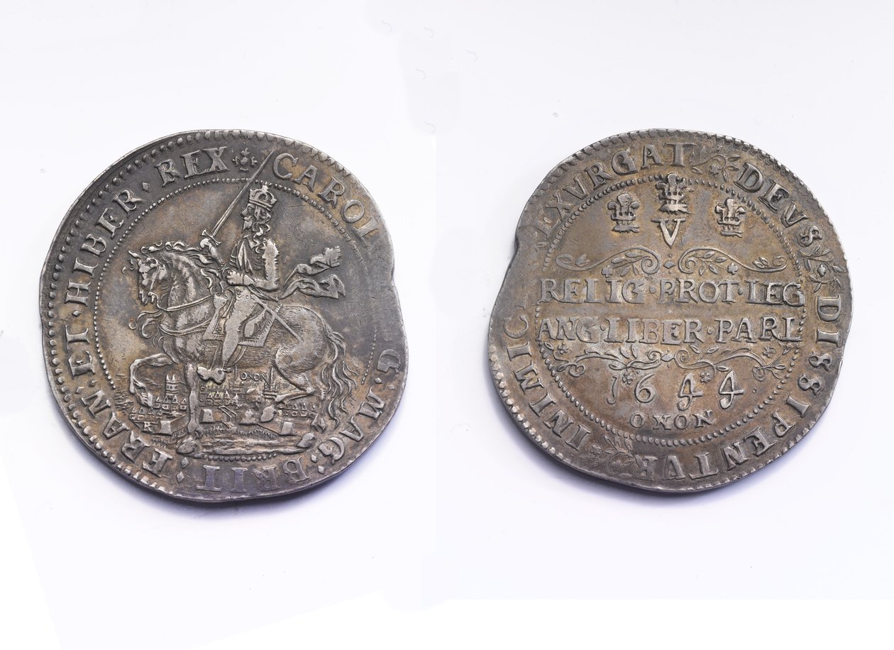 Oxford krone, 1644 (metall) av Thomas J. Rawlins