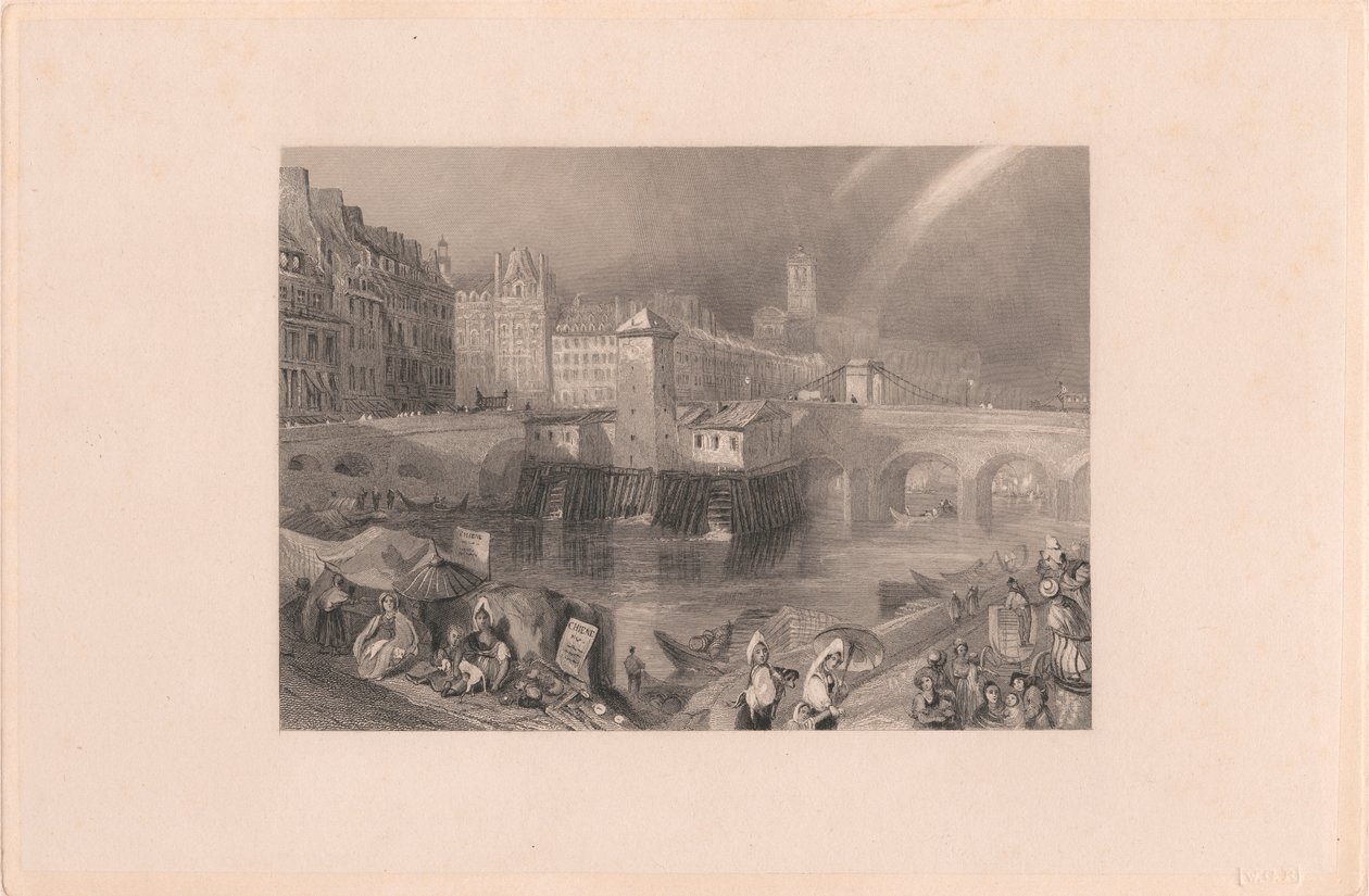 Rådhuset og Pont d'Arcole av Thomas Jeavons