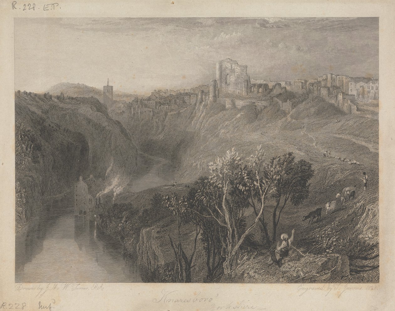 Knaresborough, Yorkshire av Thomas Jeavons