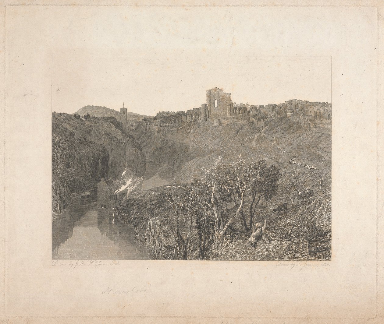 Knaresborough, Yorkshire av Thomas Jeavons