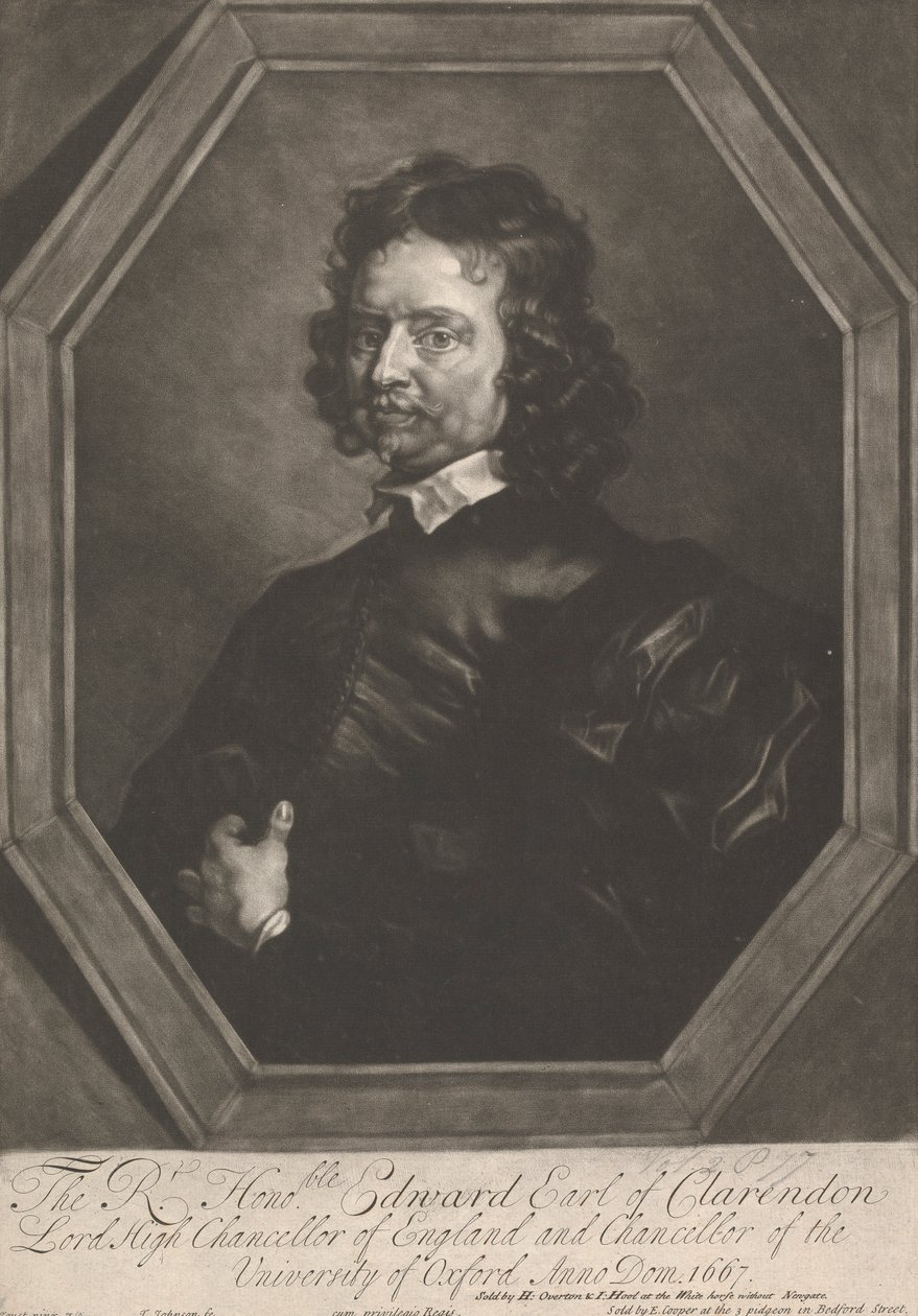 Høyre ærede Edward, jarl av Clarendon av Thomas Johnson