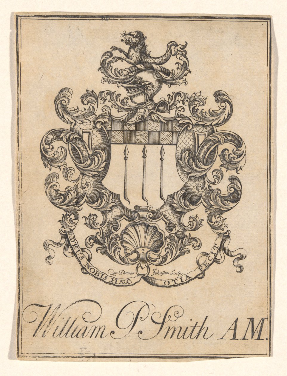 Bokskilt av William P. Smith av Thomas Johnston