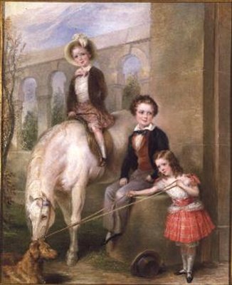 En familiegruppe av Thomas Junior Richmond