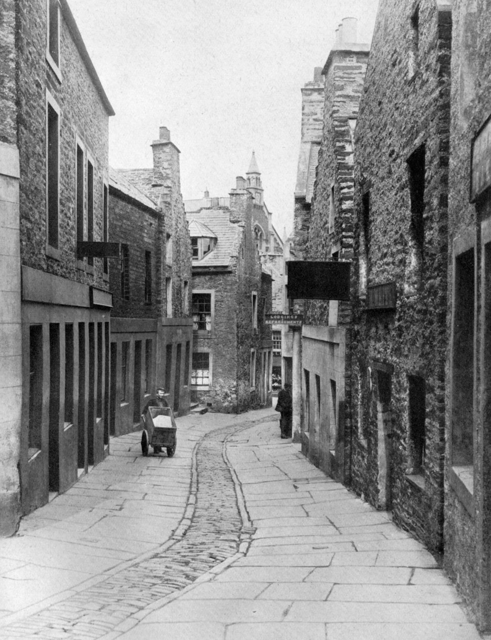 En gate i Stromness, Orknøyene, Skottland, 1924-1926 av Thomas Kent