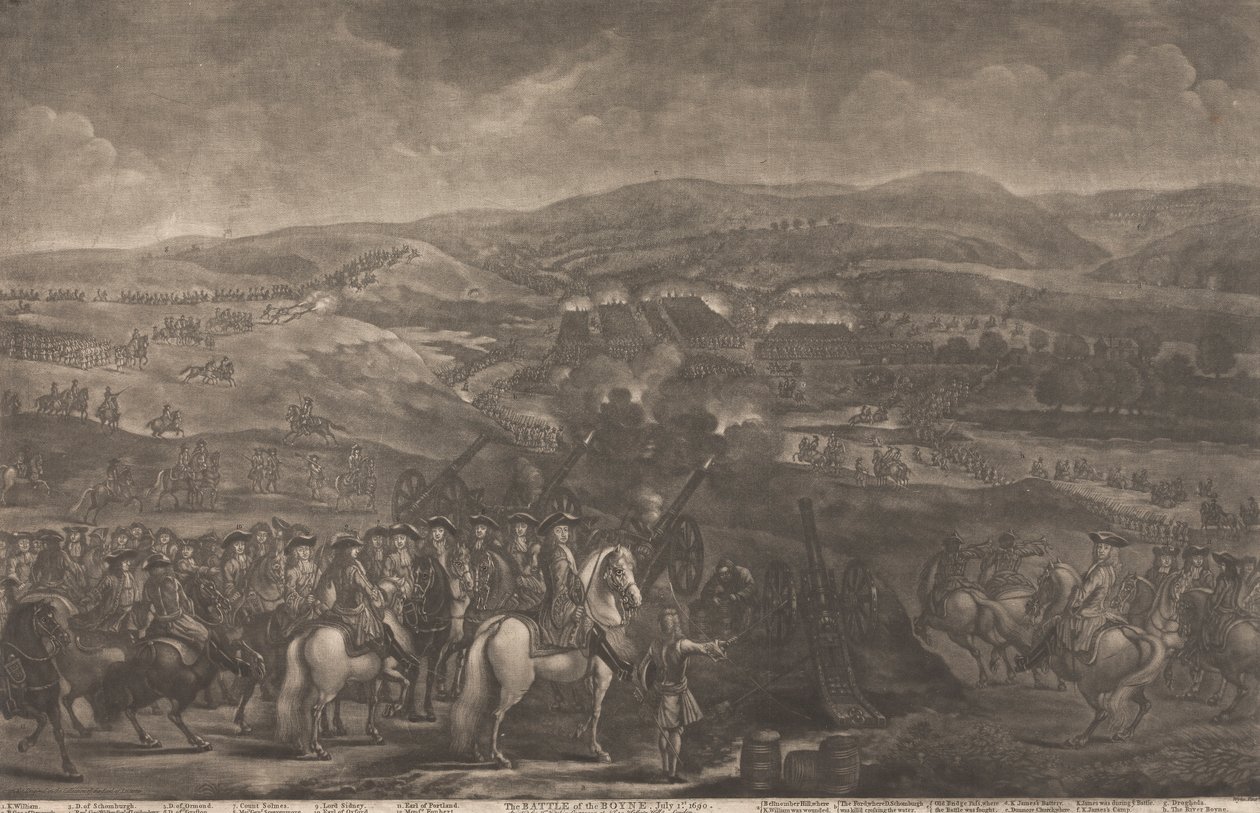 Slaget ved Boyne, 1. juli 1690 av Thomas Kitchin