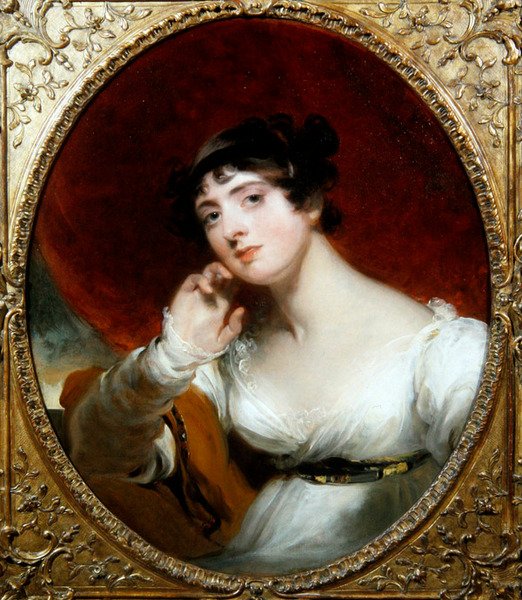 Et portrett av fru George Frederick Stratton (olje på lerret) av Thomas Lawrence