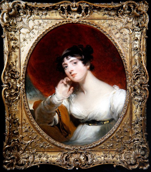 Et portrett av fru George Frederick Stratton (olje på lerret) av Thomas Lawrence