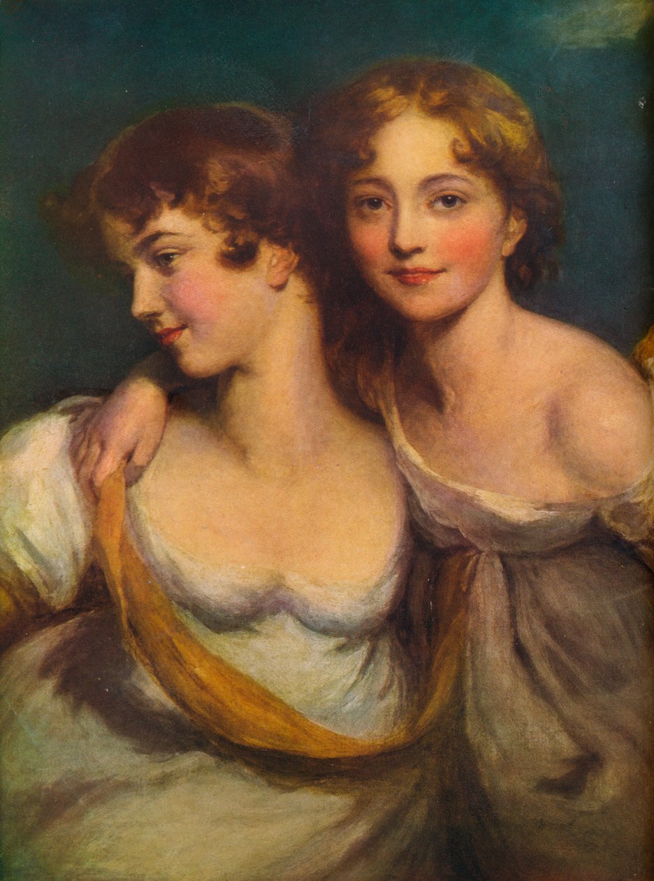 Fanny og Jane Hamond, 1800-tallet, 1917 av Thomas Lawrence
