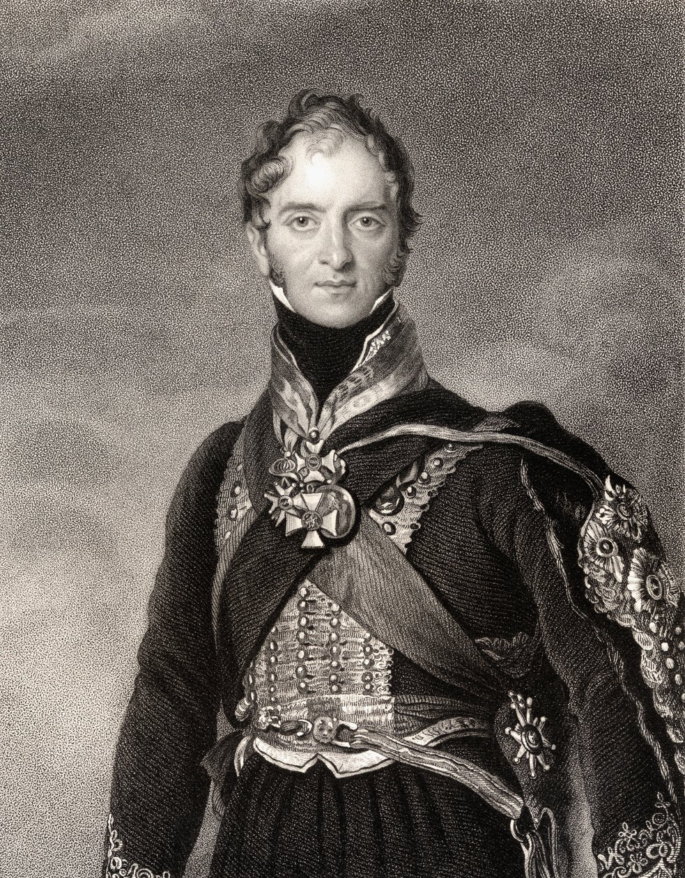 Henry William Paget, 1st Marquess of Anglesey, gravert av Samuel Freeman (1773-1857) av Thomas Lawrence