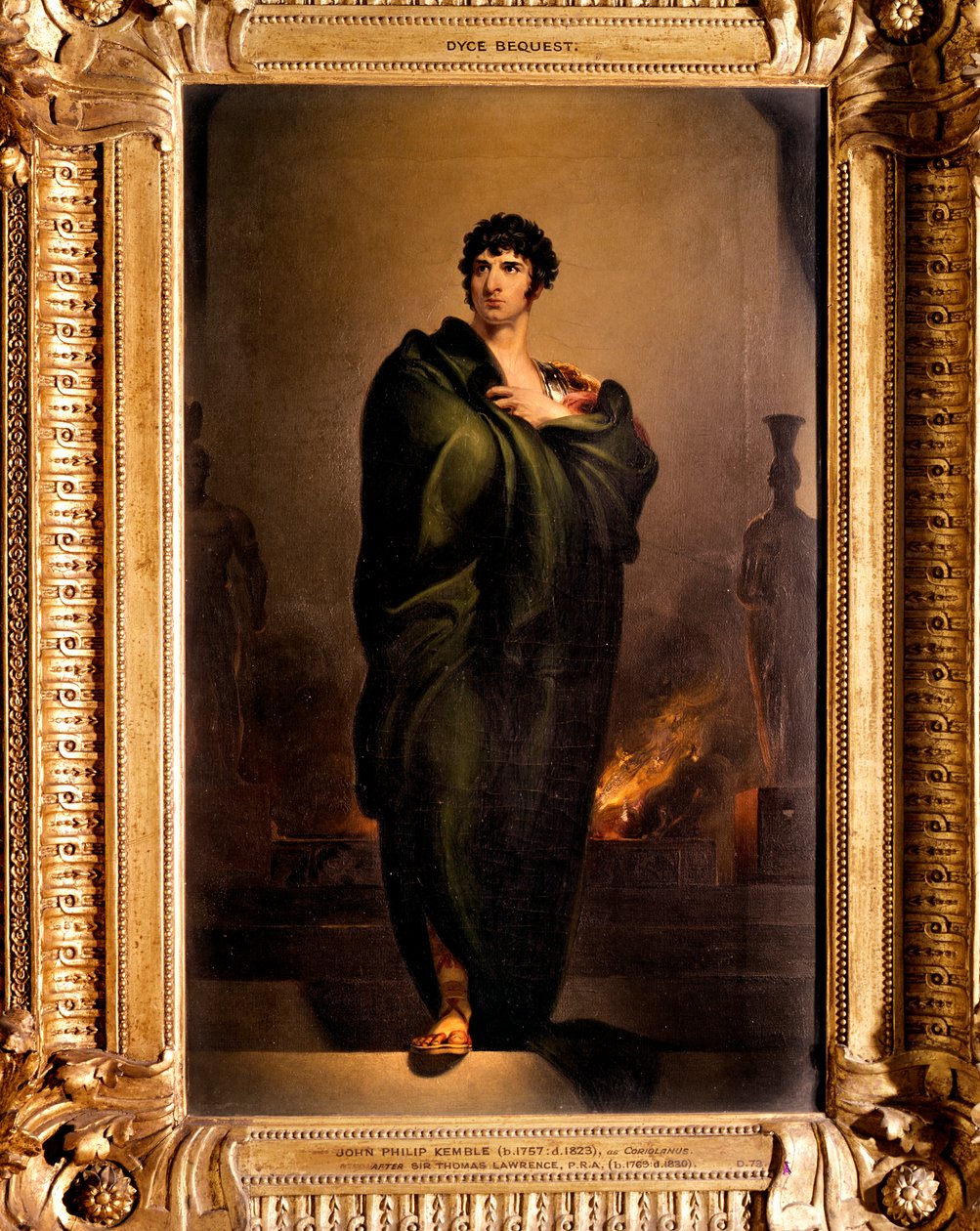John Philip Kemble som Coriolanus, 1802 av Thomas Lawrence