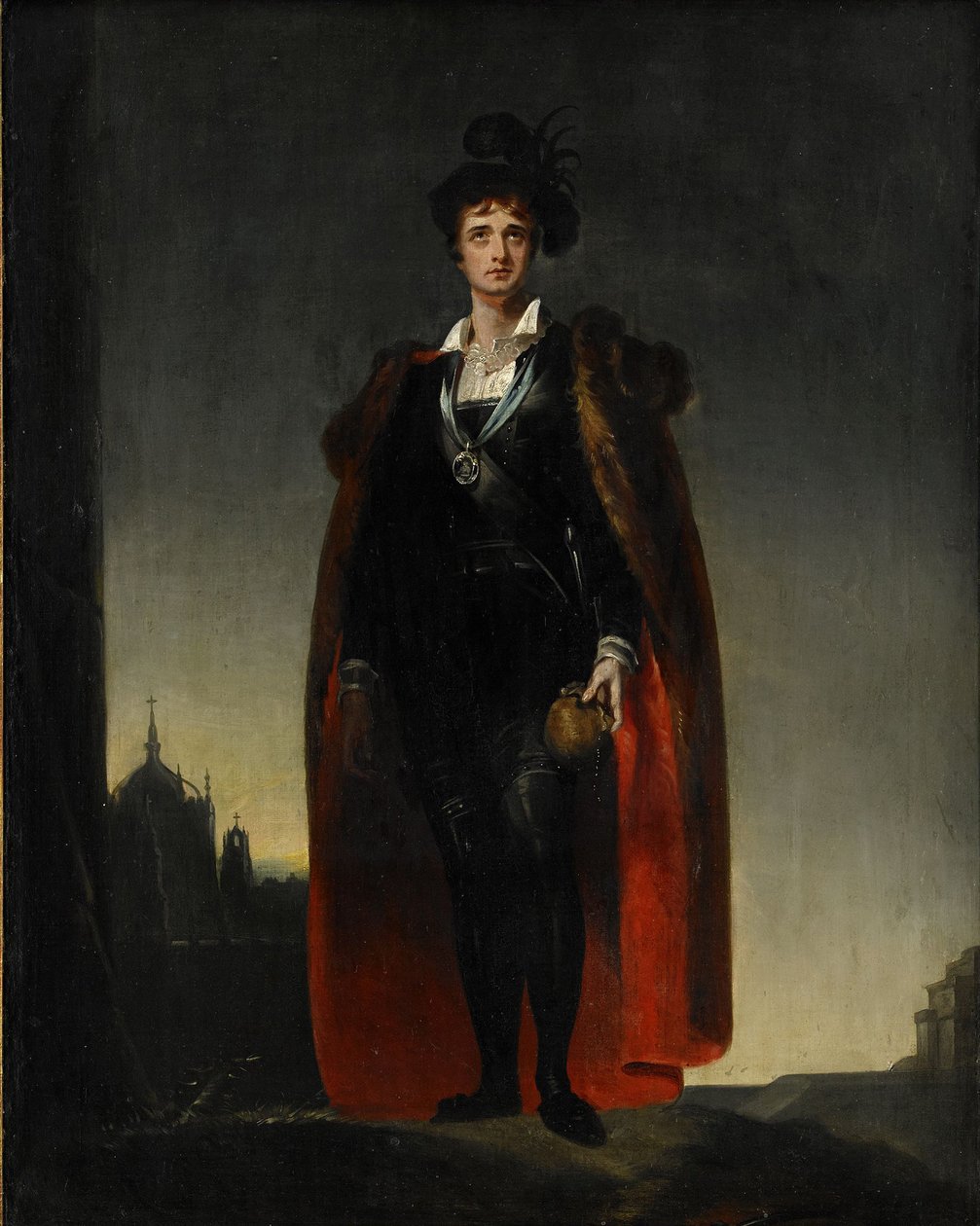 John Philip Kemble som Hamlet av Thomas Lawrence