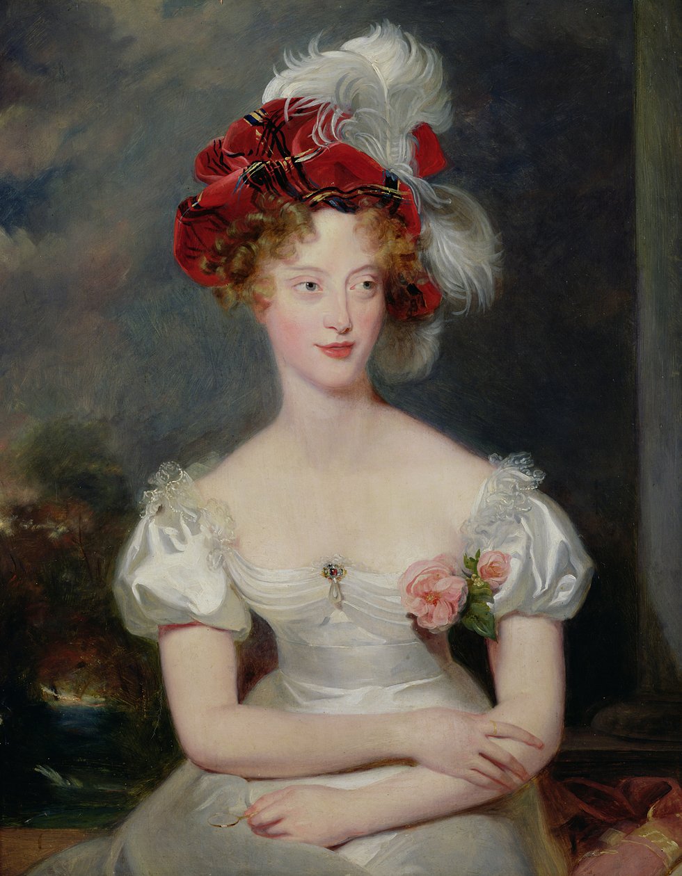 The Duchesse de Berry (1798-1870) ca. 1825 (olje på lerret) av Thomas Lawrence