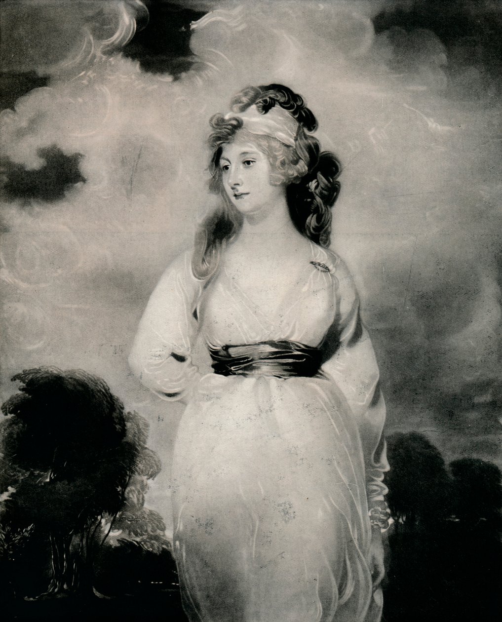 Lady Amelia Anne Hobart, Vicountess Castlereagh, Marchioness of Londonderry, c1800, 1 av Thomas Lawrence