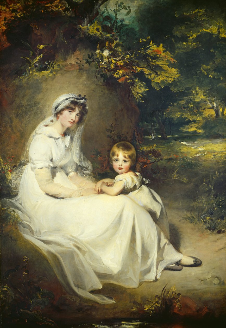 Lady Mary Templetown og hennes sønn, 1802 av Thomas Lawrence