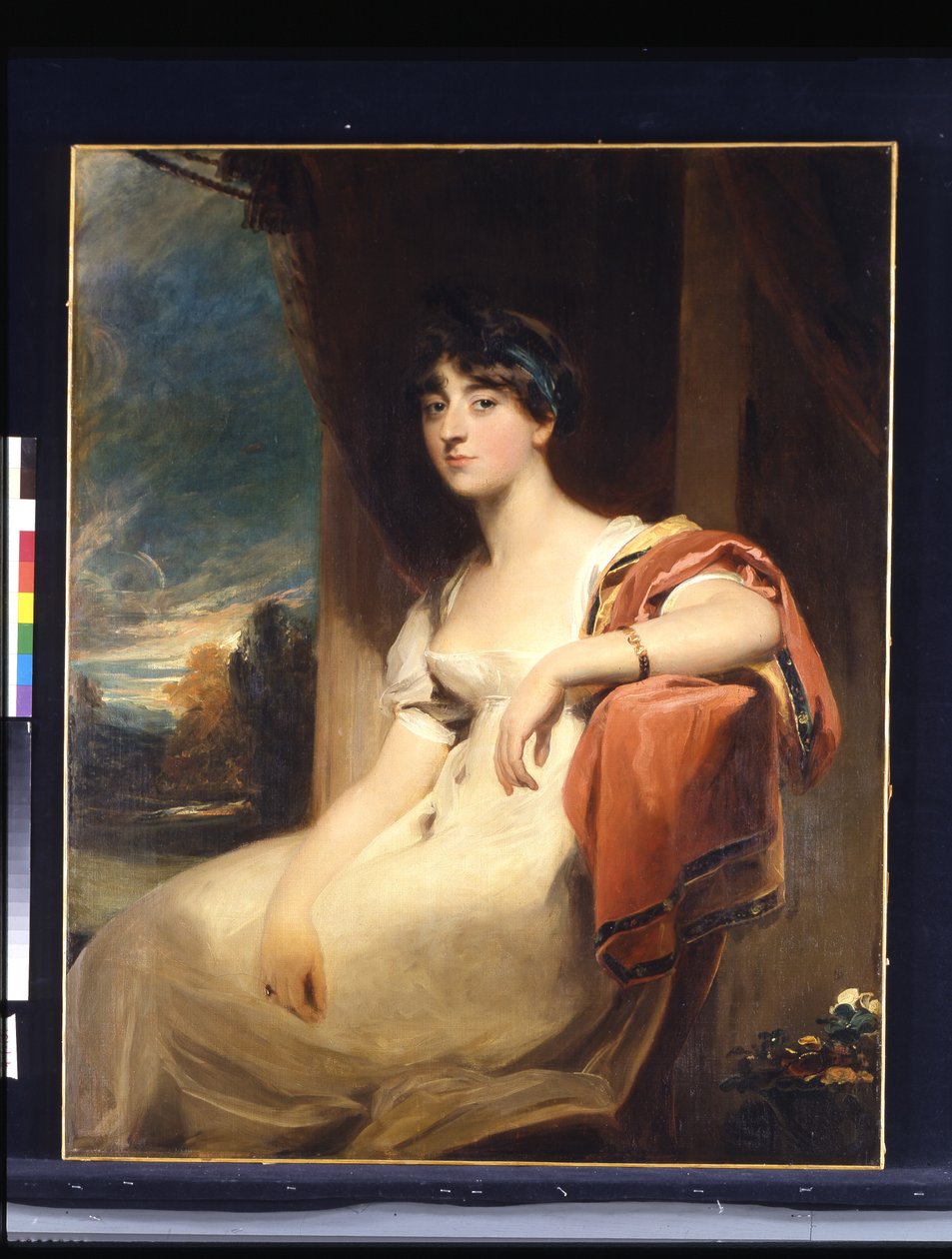 Miss Harriet Clements (olje på lerret) av Thomas Lawrence