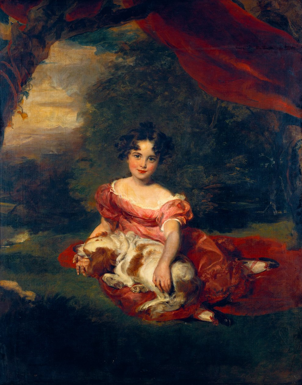 Portrett av frøken Julia Beatrice Peel av Thomas Lawrence