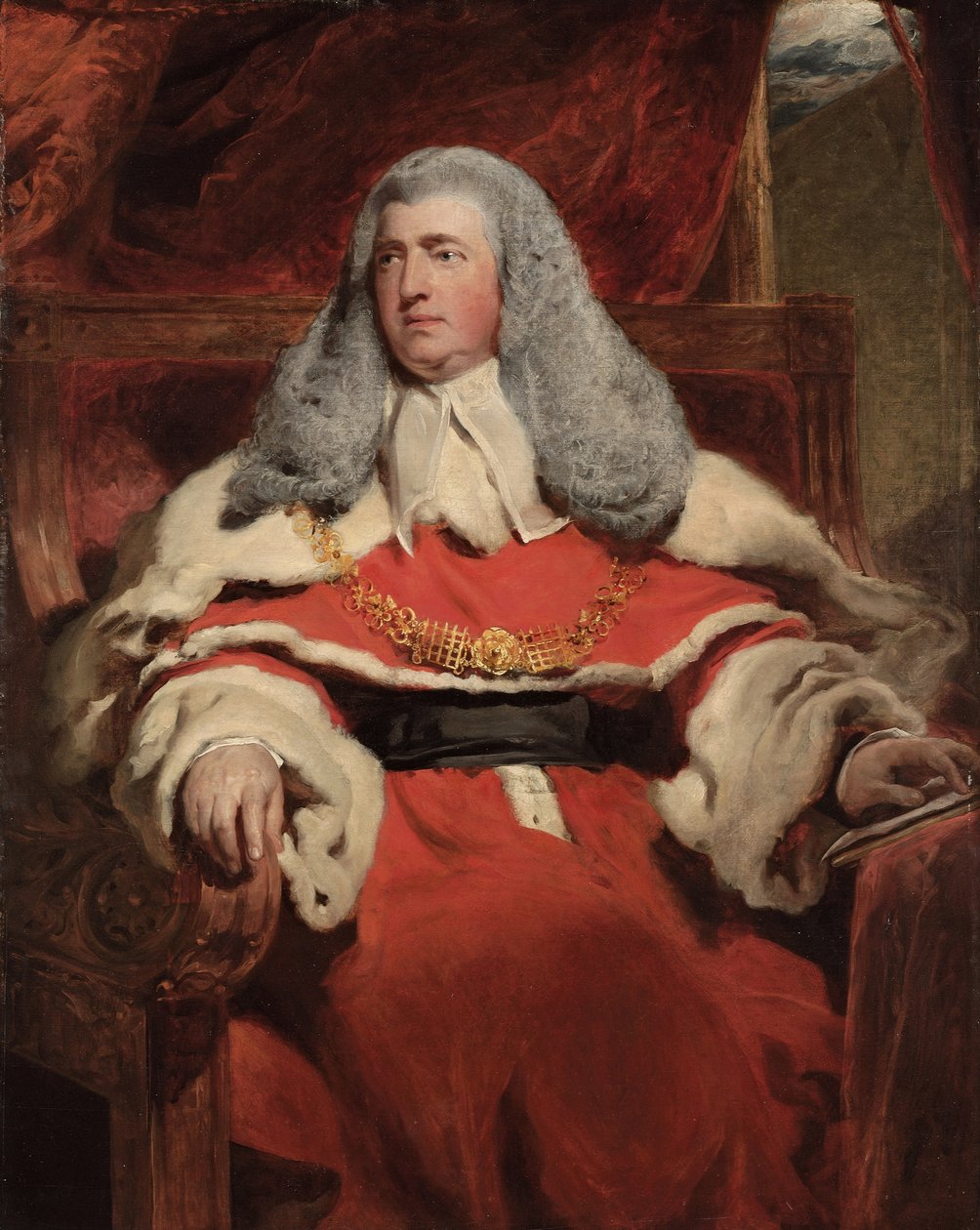 Portrett av Edward Law, 1. baron Ellenborough, M.P. av Thomas Lawrence